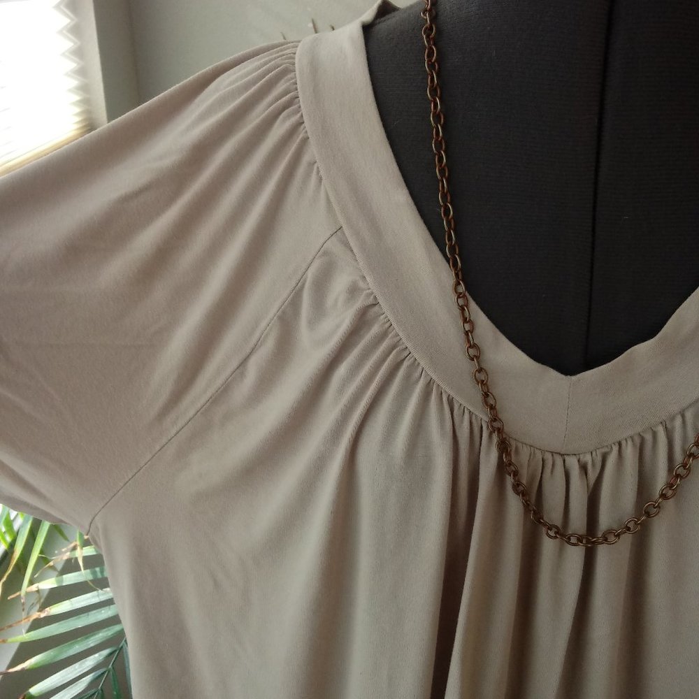 JM Collection V Neck Tunic - Picture 6 of 10